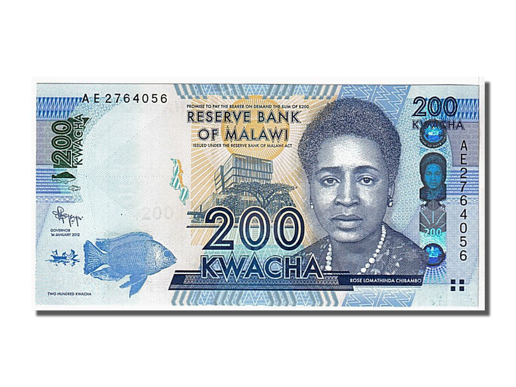 Malawi, 200 Kwacha, 2012, KM #60, UNC(65-70), AE2764060