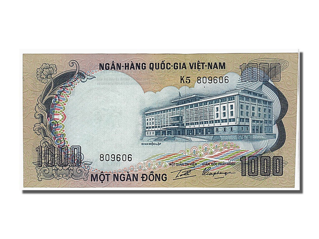 Banknote, South Viet Nam, 1000 D<ox>ng, 1972, KM:34a, UNC(65-70)