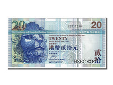 Geldschein, Hong Kong, 20 Dollars, 2007, KM:207d, UNZ
