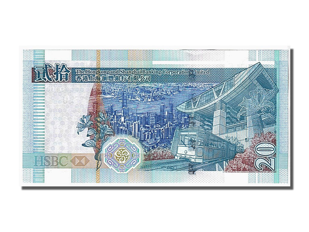 Banknote, Hong Kong, 20 Dollars, 2007, UNC(65-70)