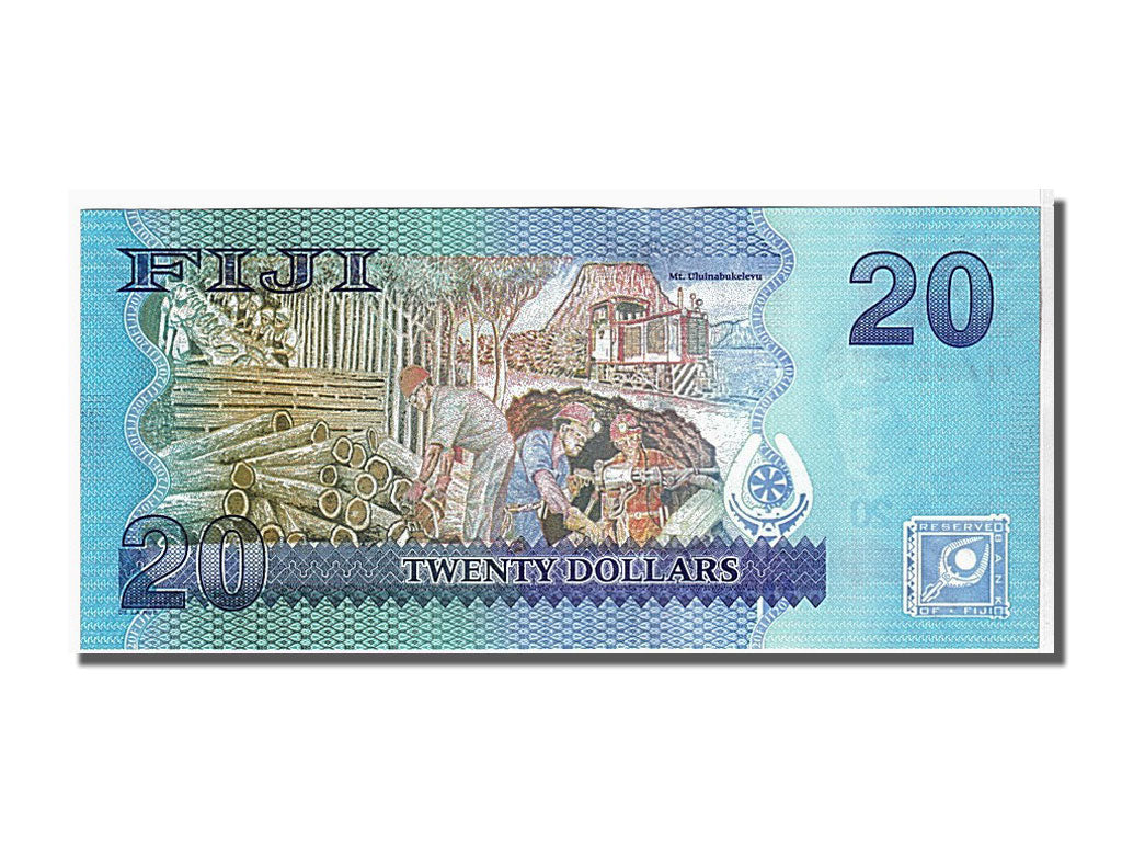 Biljet, Fiji, 20 Dollars, 2013, NIEUW