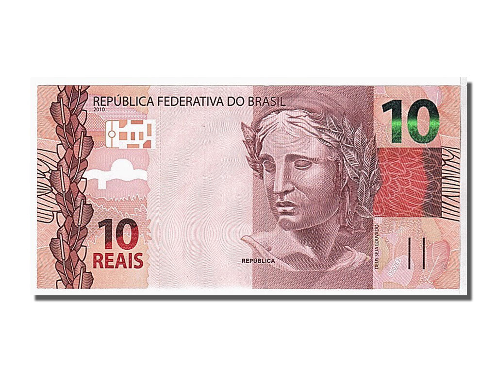 Brazil, 10 Reais, 2010, KM #253, UNC(65-70), AH004537459