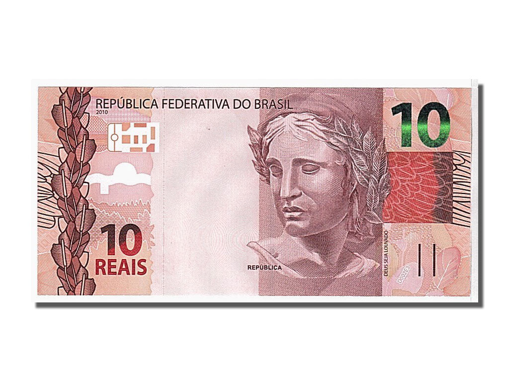 Brazil, 10 Reais, 2010, KM #253, UNC(65-70), AH004537421