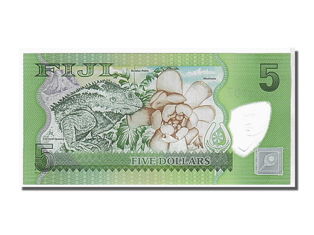 Banknote, Fiji, 5 Dollars, 2013, KM:115, UNC(65-70)