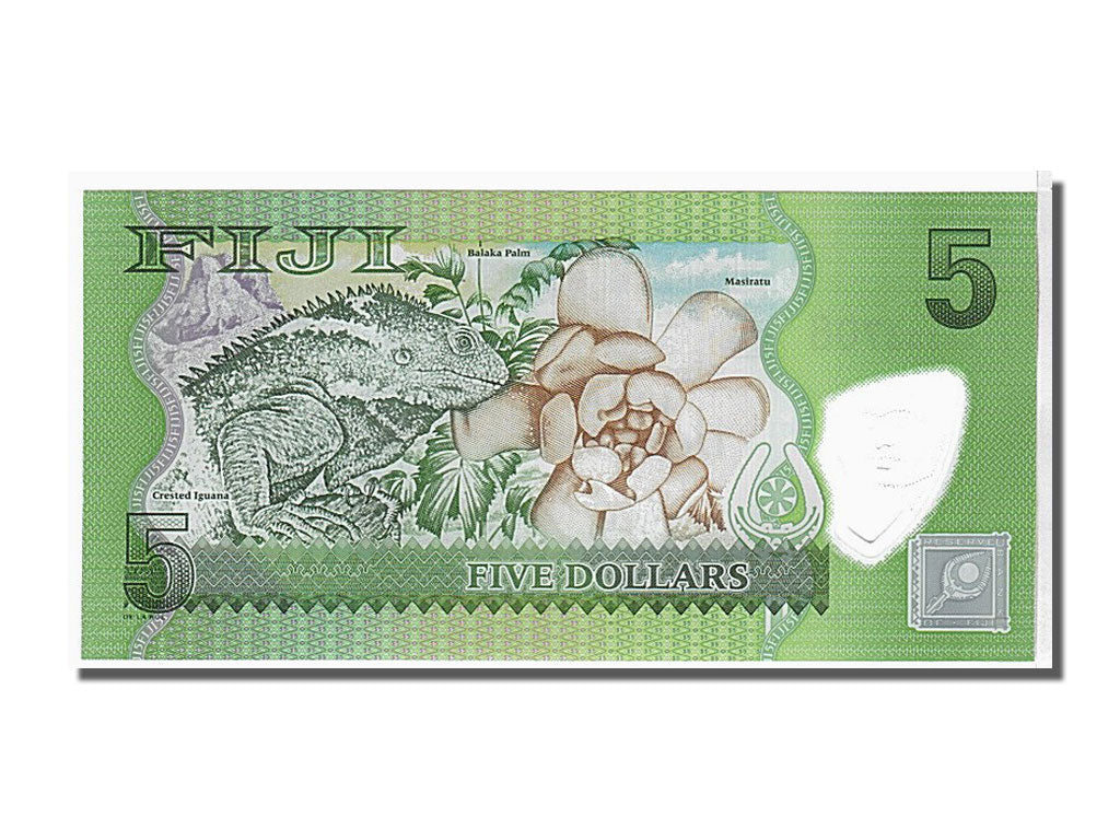 Banknote, Fiji, 5 Dollars, 2013, KM:115, UNC(65-70)