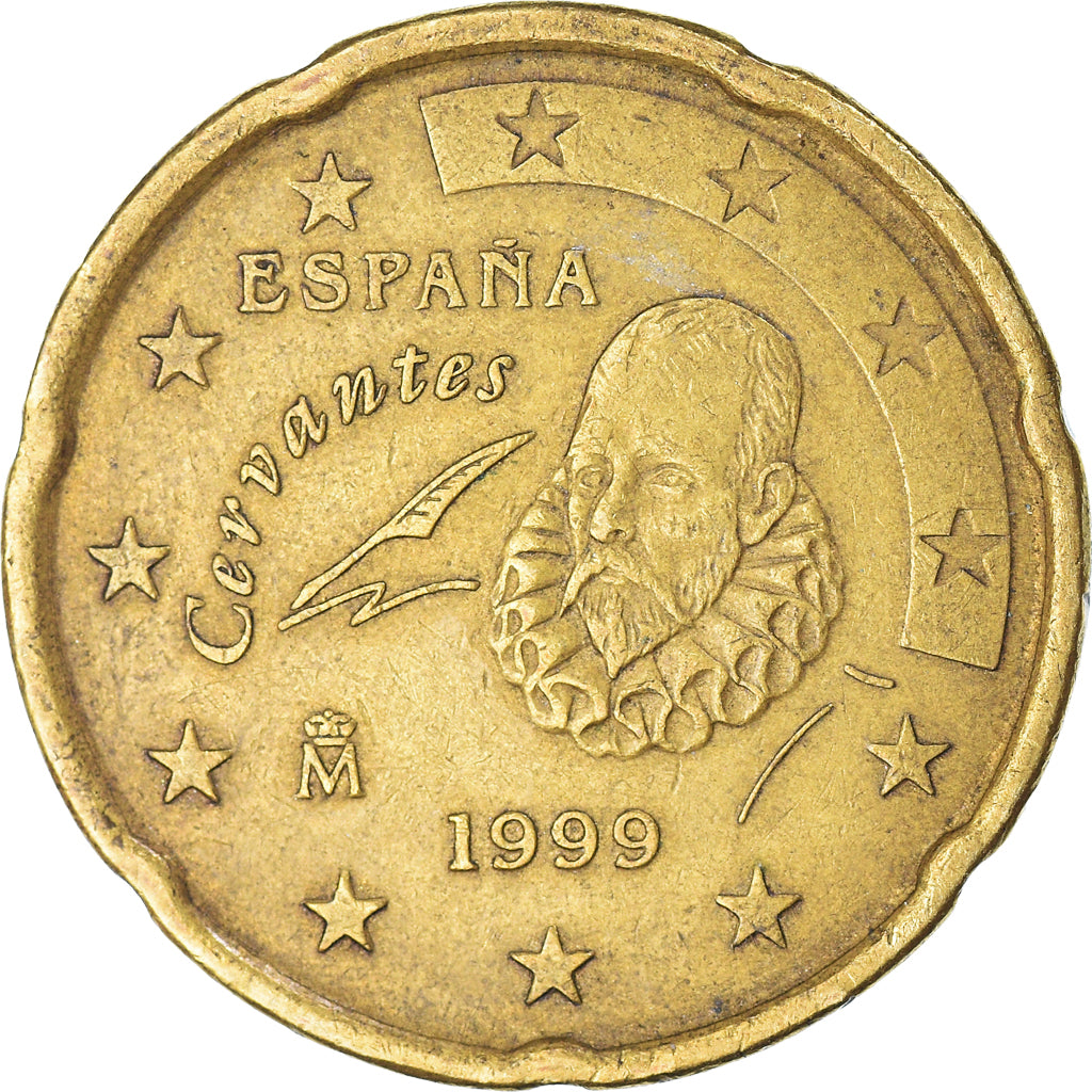 Moneda, España, 20 Euro Cent, 1999