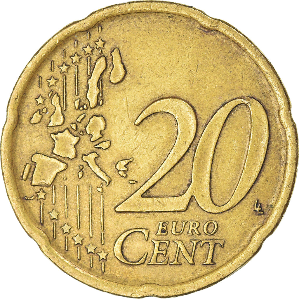 Moneda, España, 20 Euro Cent, 1999