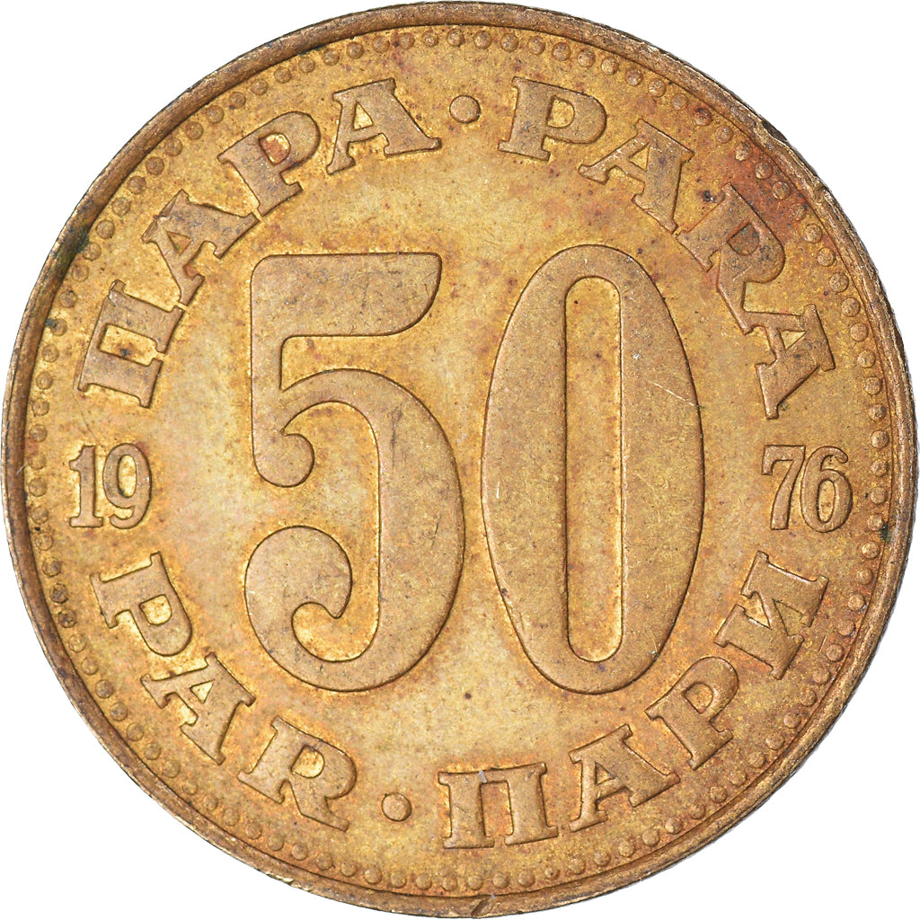 Munten, Joegoslaviëe, 50 Para, 1976