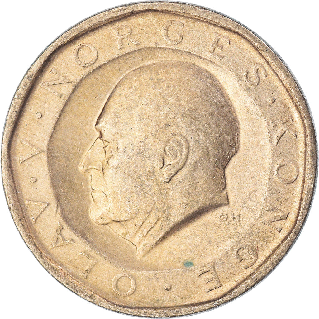 Moneda, Noruega, 10 Kroner, 1987