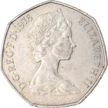 Coin, Great Britain, 50 New Pence, 1976