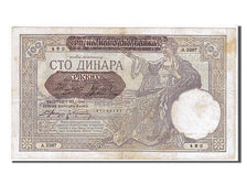 Billete, 100 Dinara, 1941, Yugoslavia, MBC