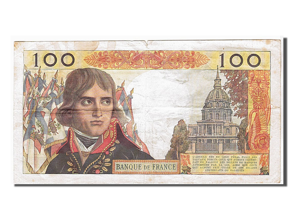 France, 100 Nouveaux Francs, 100 NF 1959-1964 ''Bonaparte'', 1959, KM #144a,...