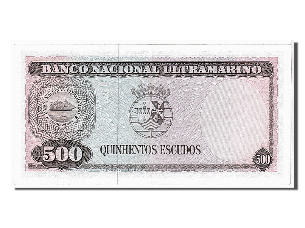 Banknote, Timor, 500 Escudos, 1963, KM:29a, AU(55-58)