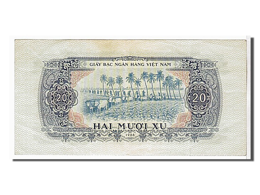 South Viet Nam, 20 Xu, 1966, KM #38a, EF(40-45), IH421680