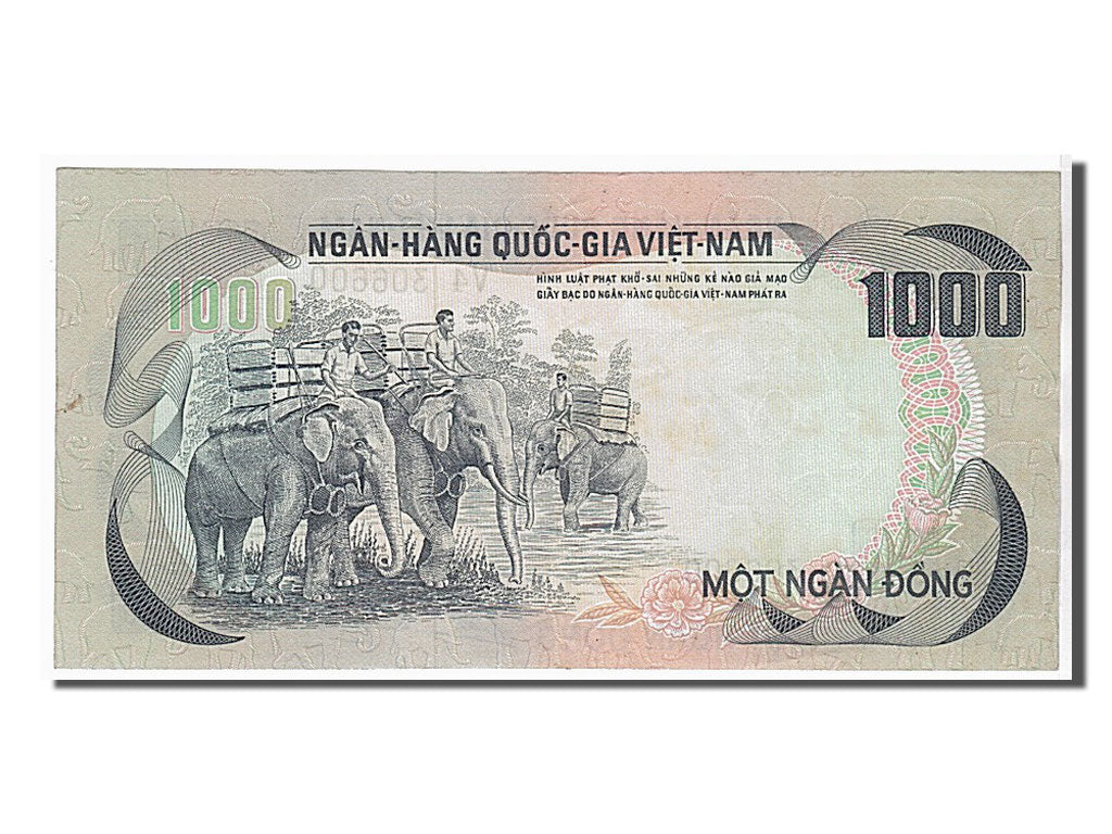 South Viet Nam, 1000 D<ox>ng, 1972, KM #34a, UNC(63), 306600
