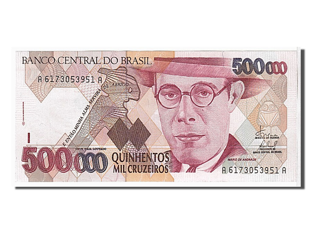 Brazil, 500,000 Cruzeiros, 1993, KM #236c, UNC(65-70), A6173053951A