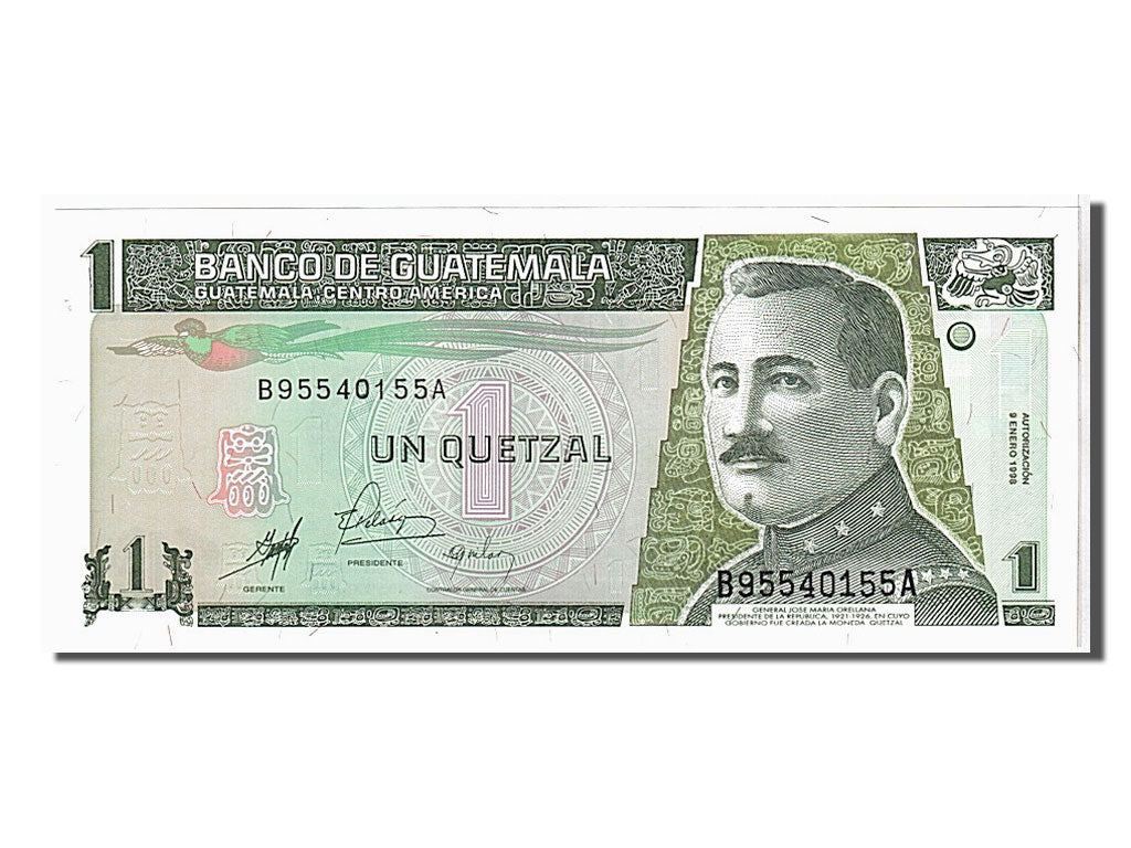 Guatemala, 1 Quetzal, 1998, KM #99, UNC(65-70), B95540155A