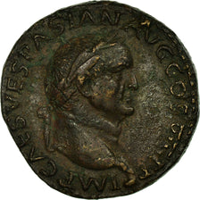 Münze, Domitian, As, Roma, SS+, Bronze, Cohen:482