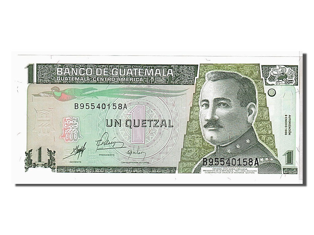 Billete, 1 Quetzal, 1998, Guatemala, KM:99, UNC