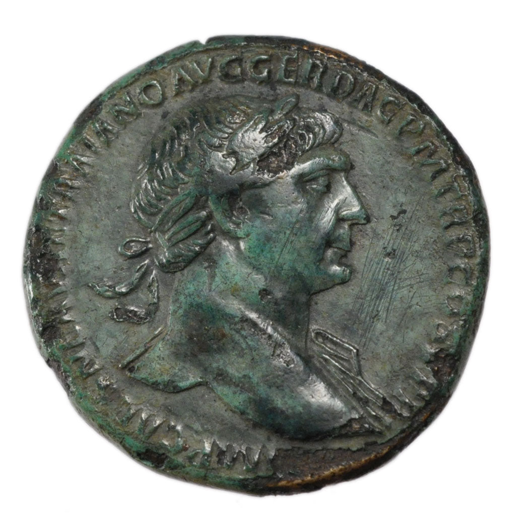 Trajan, Sestertius, Roma, AU(50-53), Bronze, Cohen #469, 23.50