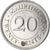 Coin, Mauritius, 20 Cents, 1990