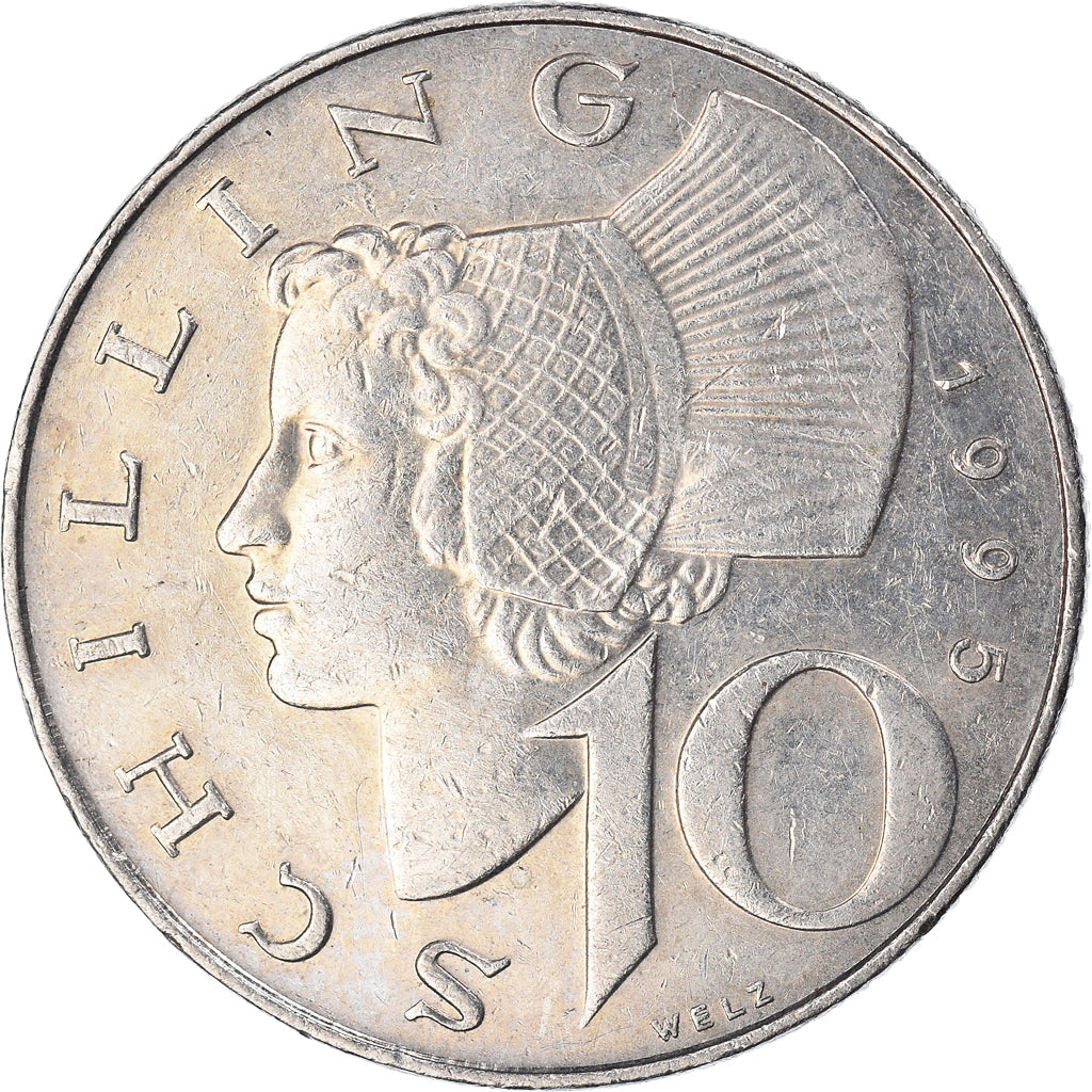 Münze, Österreich, 10 Schilling, 1995