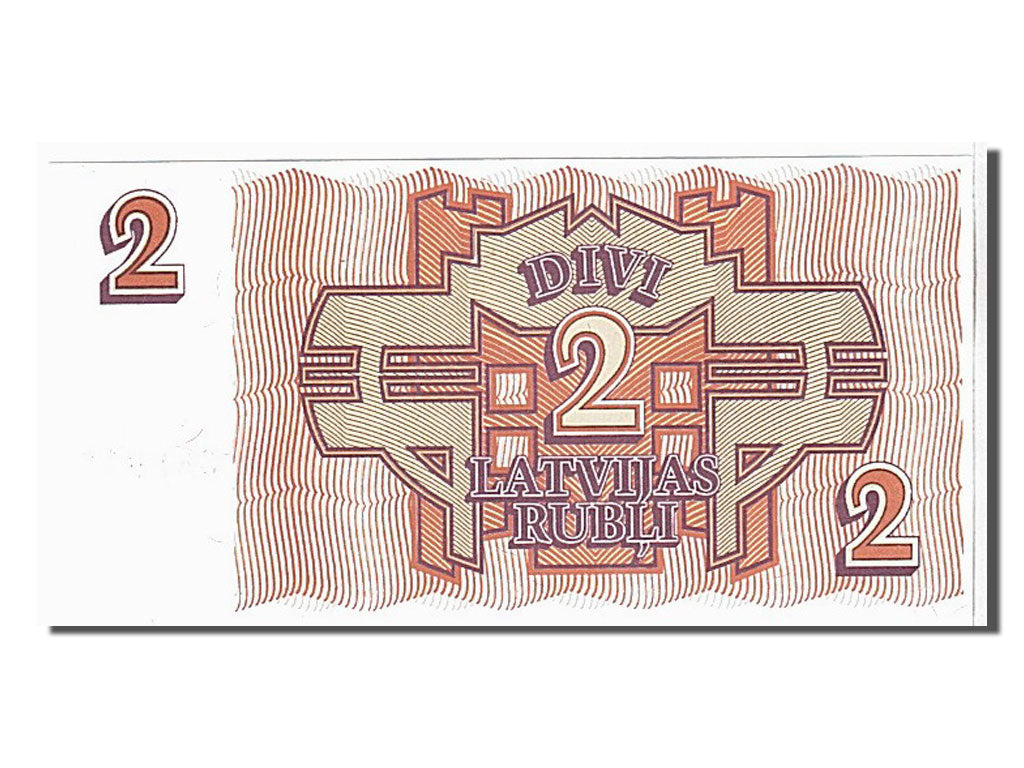 Geldschein, Latvia, 2 Rubli, 1992, UNZ