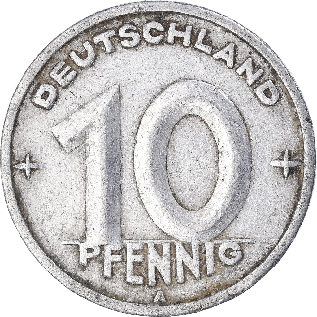 Munten, DUITSE DEMOCRATISCHE REPUBLIEK, 10 Pfennig, 1948