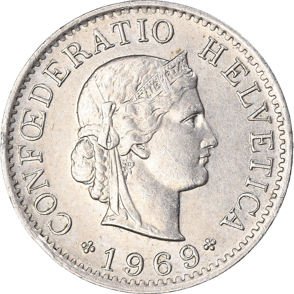 Moneta, Szwajcaria, 5 Francs, 1969