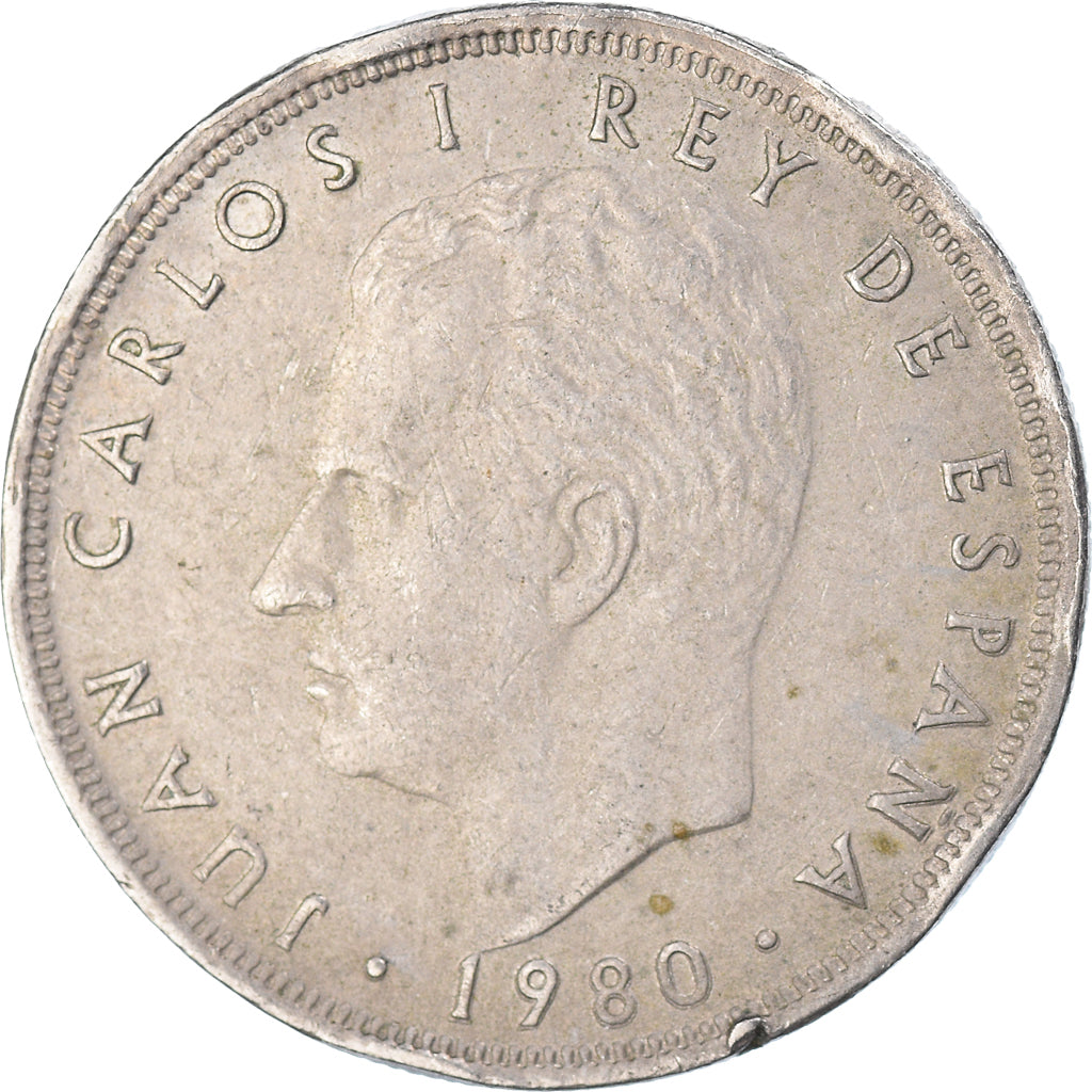 Monnaie, Espagne, 5 Pesetas, 1980-81