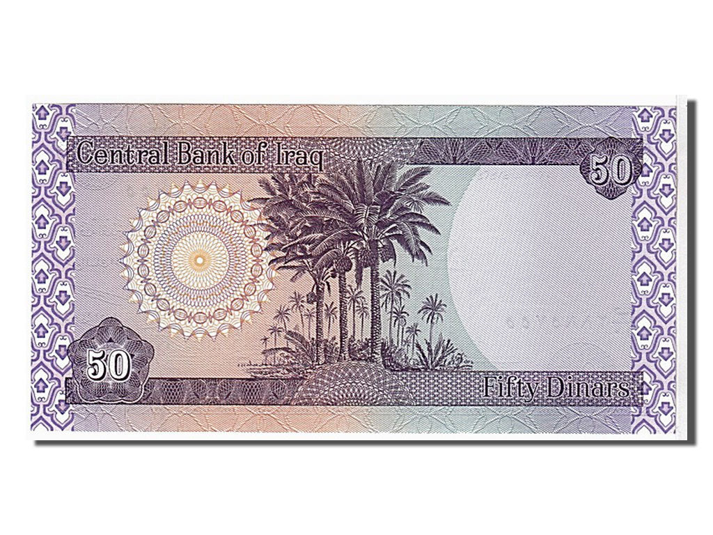 Biljet, Irak, 50 Dinars, 2003, NIEUW