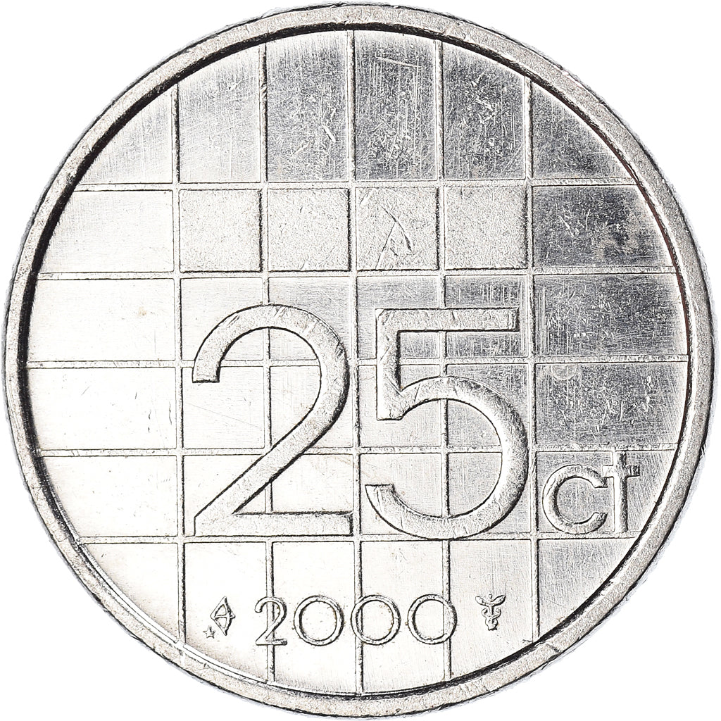 Munten, Nederland, 25 Cents, 2000