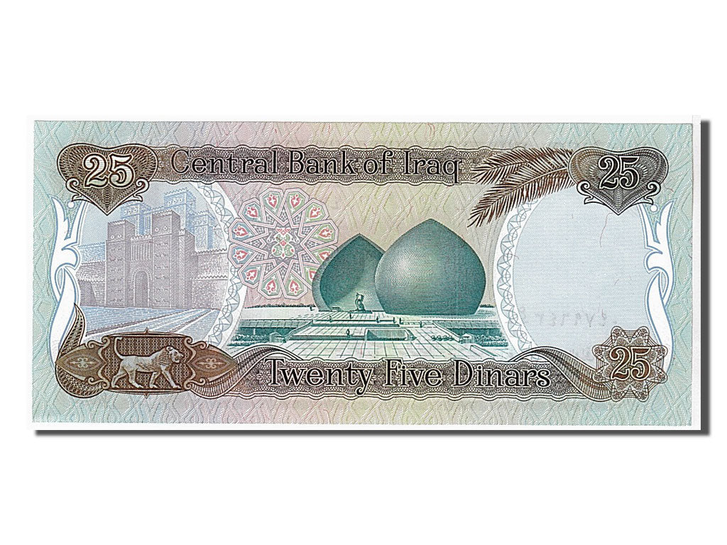 Geldschein, Irak, 25 Dinars, 1986, KM:73a, UNZ
