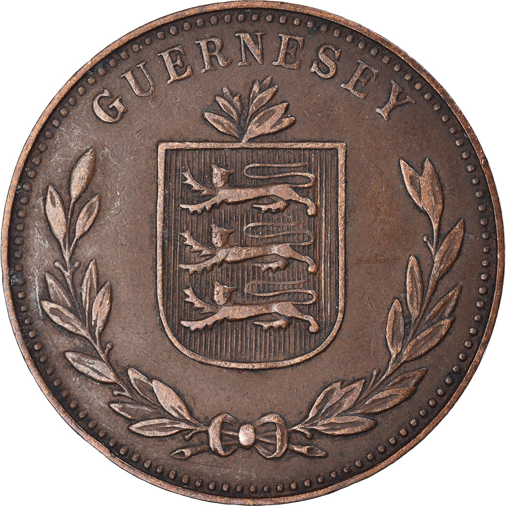 Munten, Guernsey, 8 Doubles, 1934