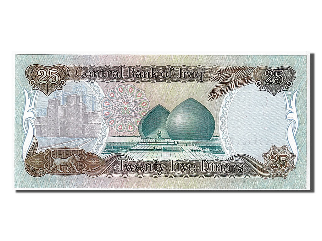 Geldschein, Irak, 25 Dinars, 1986, KM:73a, UNZ