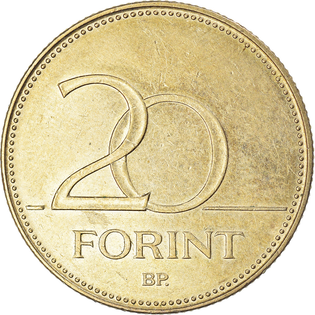 Moeda, Hungria, 20 Forint, 2014