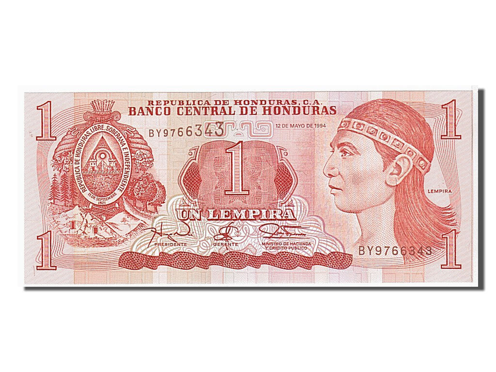 Banconote, Honduras, 1 Lempira, 1994, KM:76a, FDS