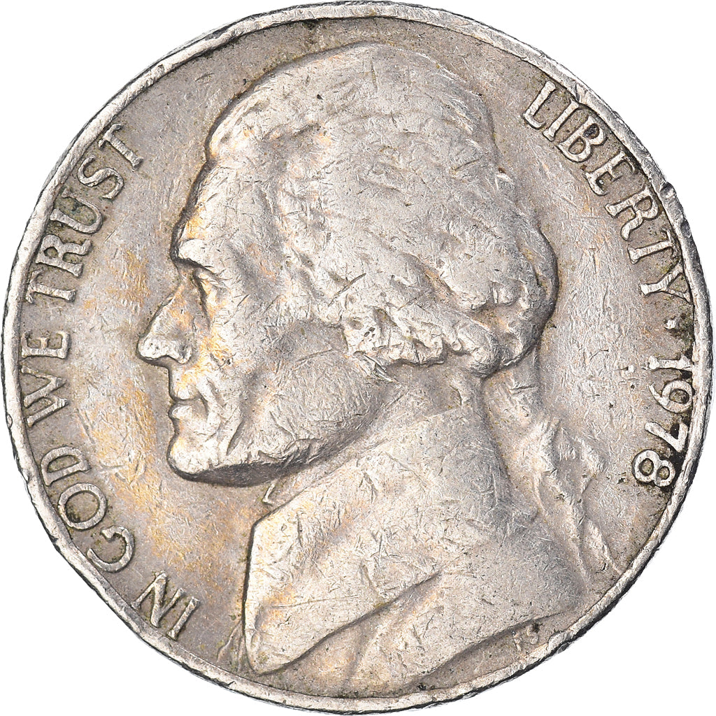 Münze, Vereinigte Staaten, 5 Cents, 1978