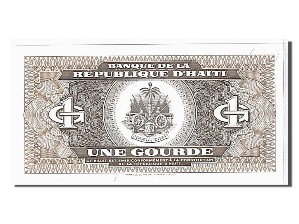 Banknote, Haiti, 1 Gourde, 1992, KM:259a, UNC(65-70)