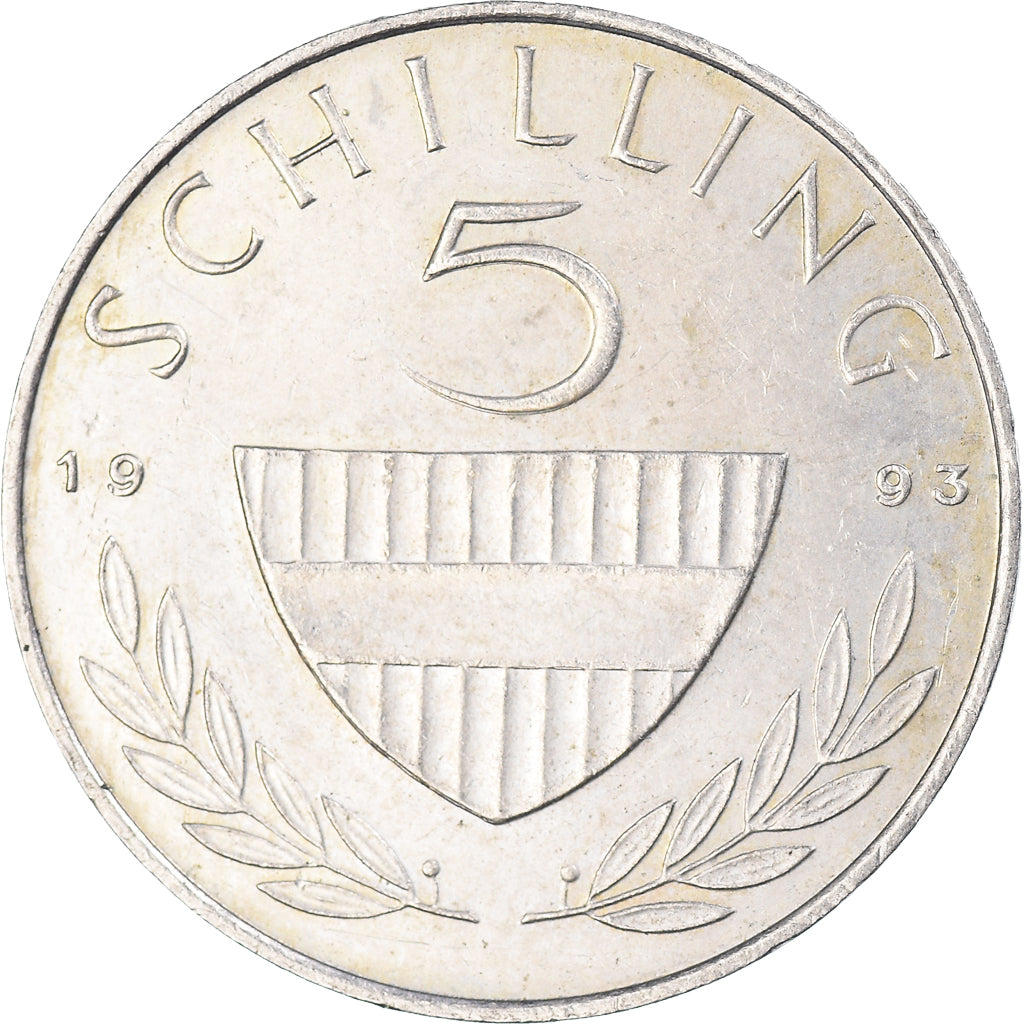 Coin, Austria, 5 Schilling, 1993