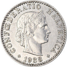 Moneta, Szwajcaria, 20 Rappen, 1938