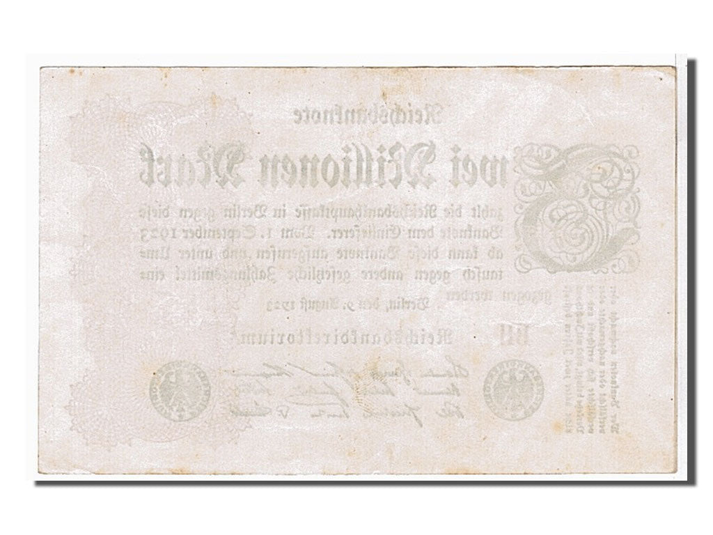 Banknote, Germany, 2 Millionen Mark, 1923, KM:103, AU(55-58)
