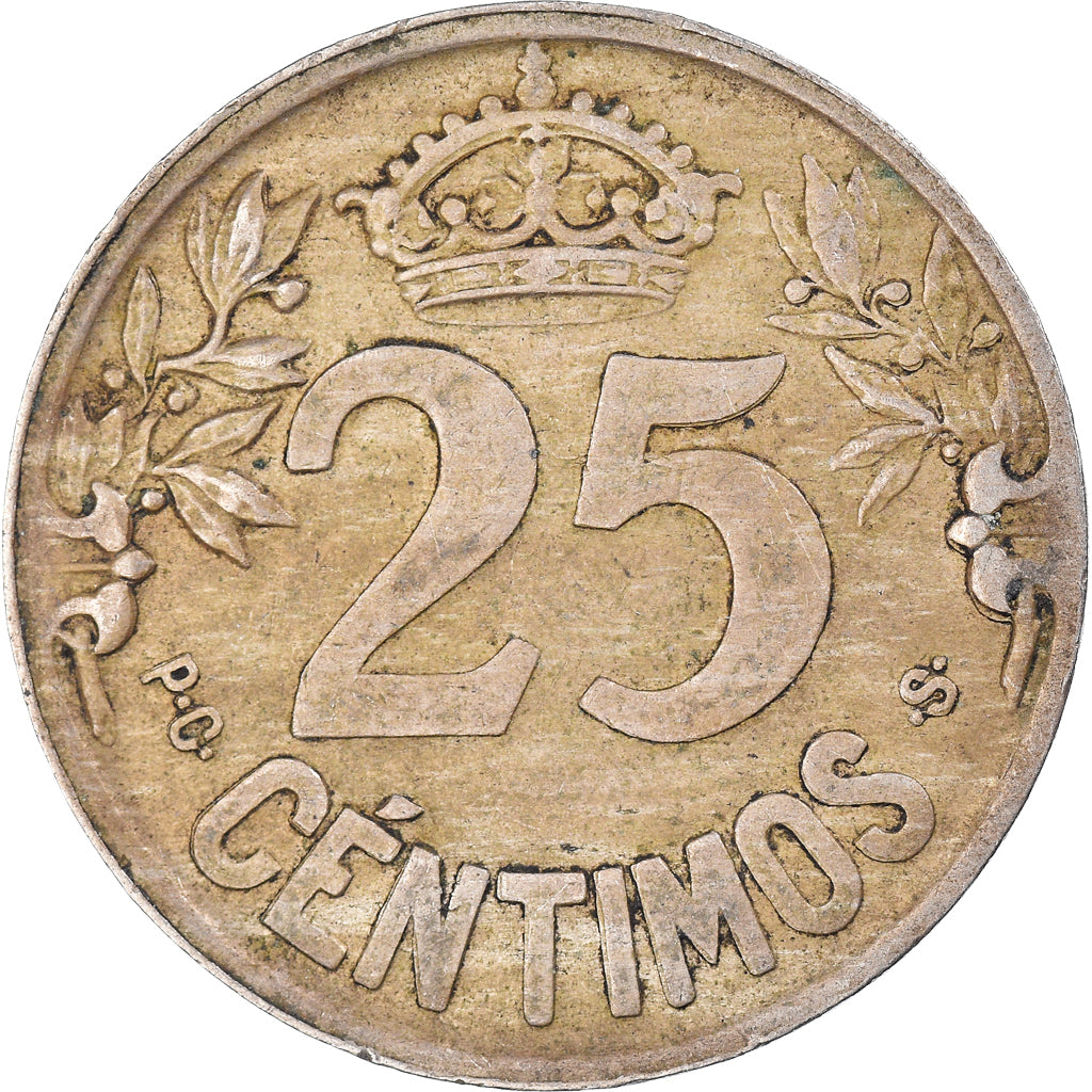 Moneda, España, 25 Centimos, 1925