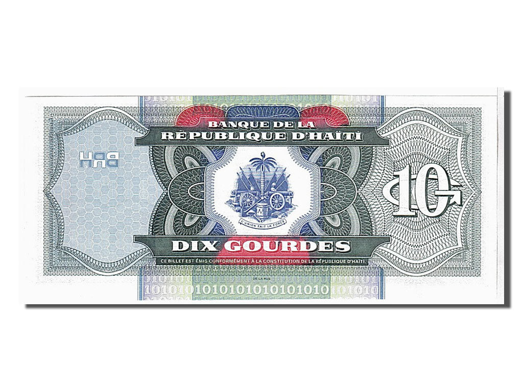 Banconote, Haiti, 10 Gourdes, 2000, KM:265a, FDS