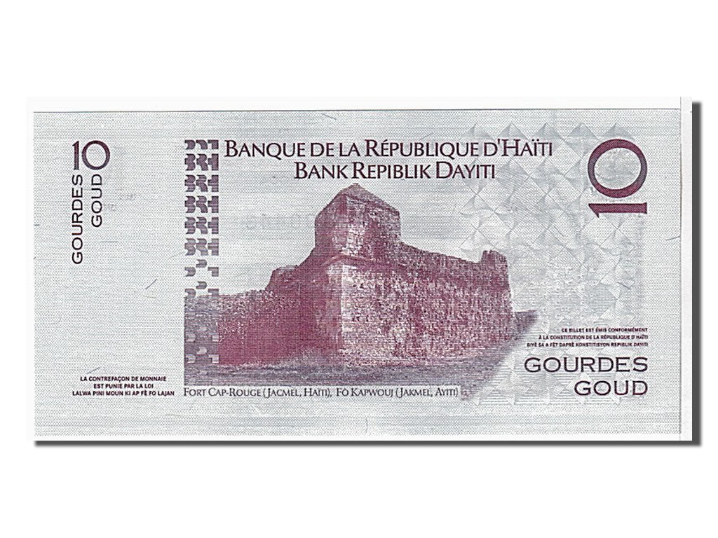 Banconote, Haiti, 10 Gourdes, 2006, FDS