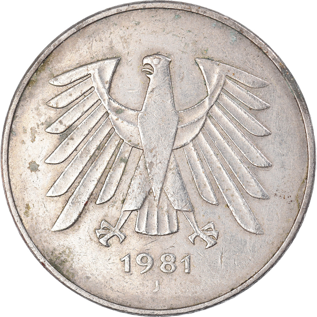 Münze, Deutschland, 5 Mark, 1981