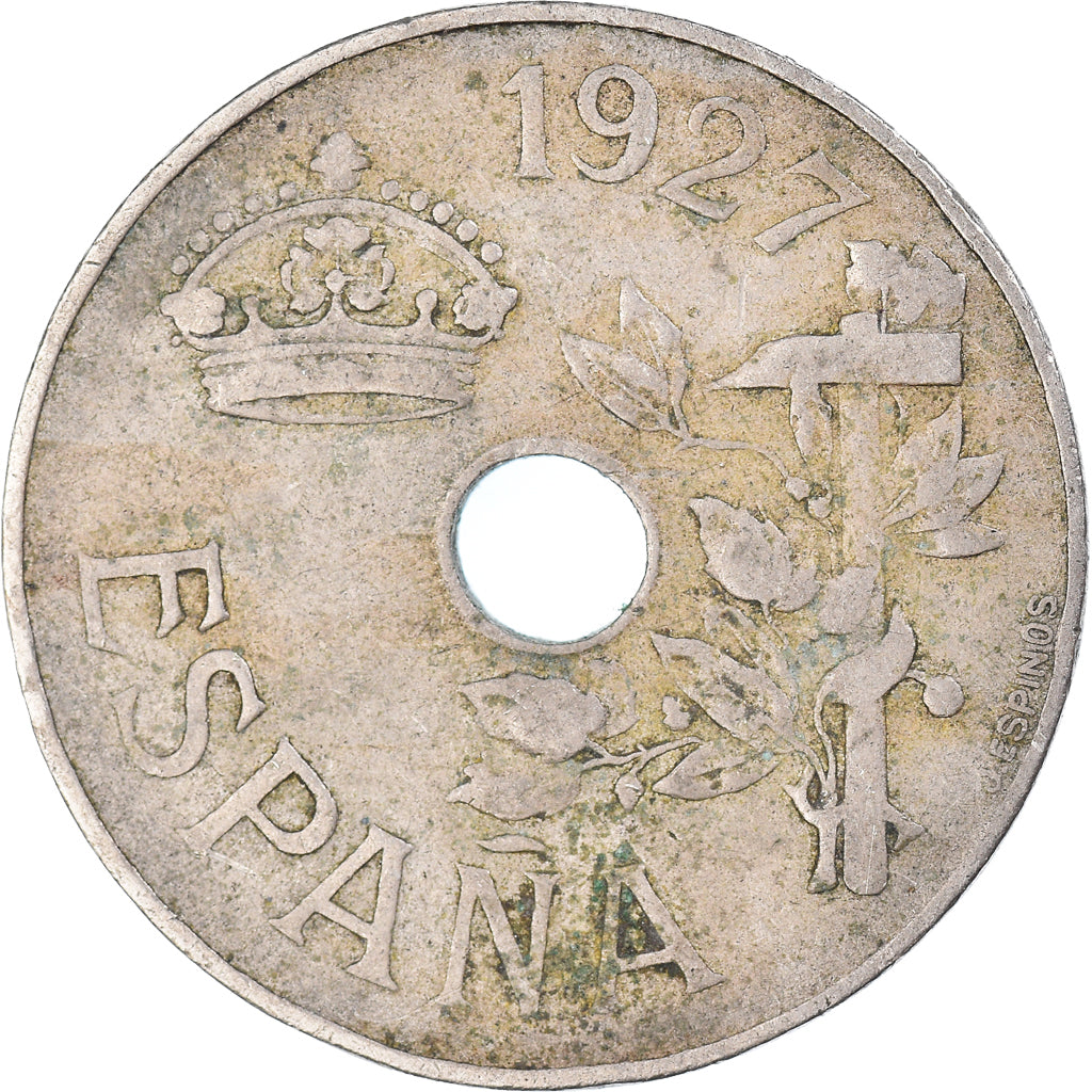 Moneda, España, 25 Centimos, 1927