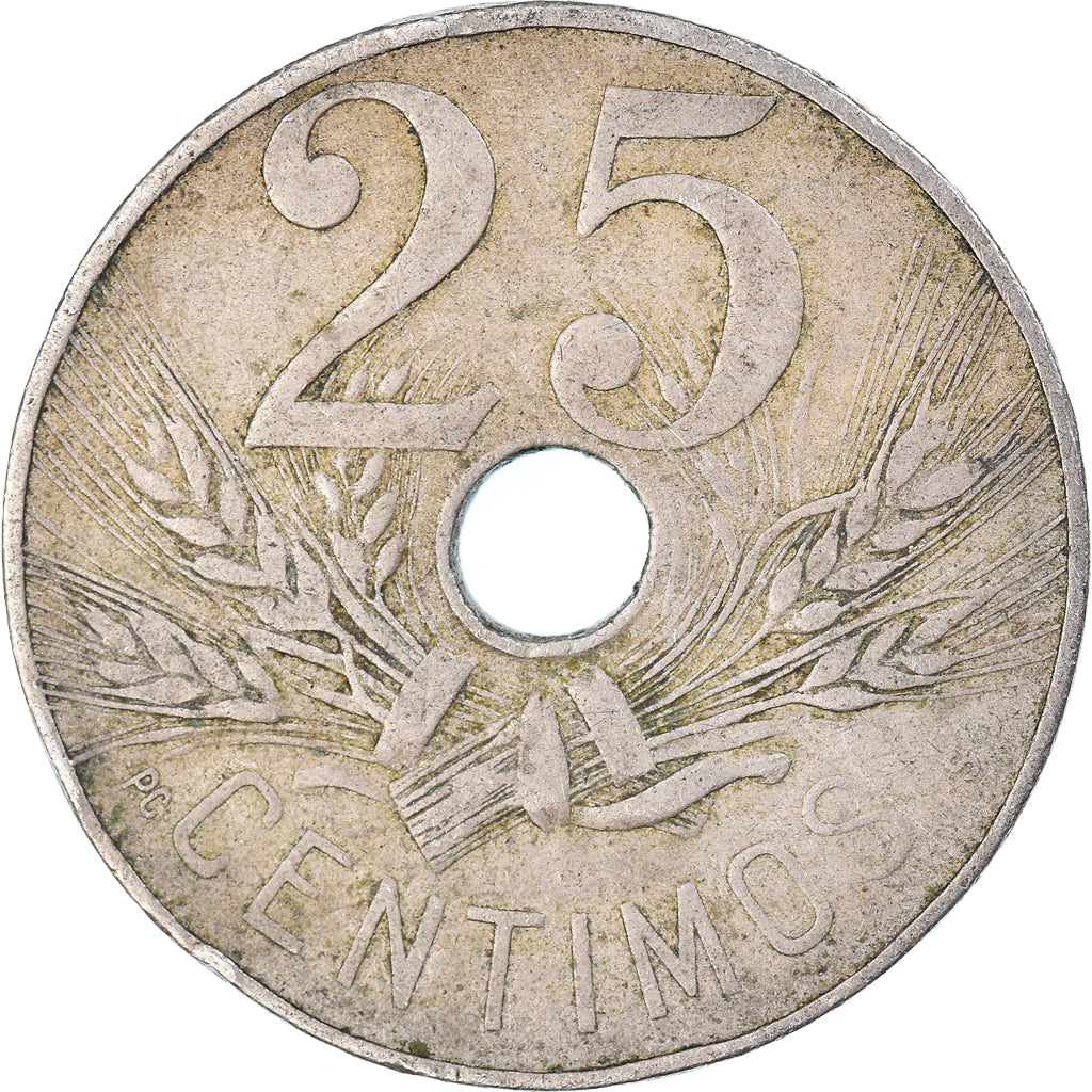 Moneda, España, 25 Centimos, 1927