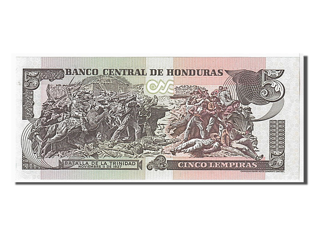 Honduras, 5 Lempiras, 2004, KM #85d, UNC(65-70), AW4948583