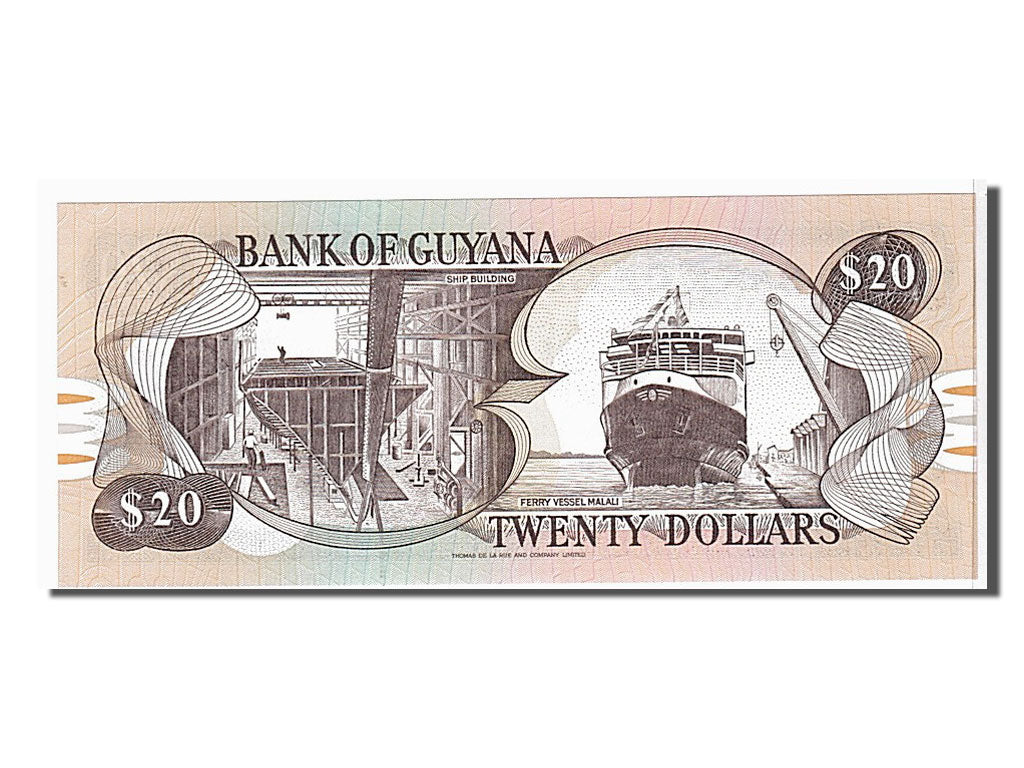 Guyana, 20 Dollars, 1966, FDS